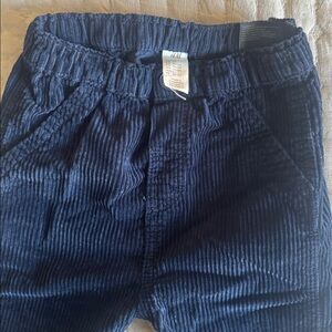 H&M Dark Blue Corduroy Trousers